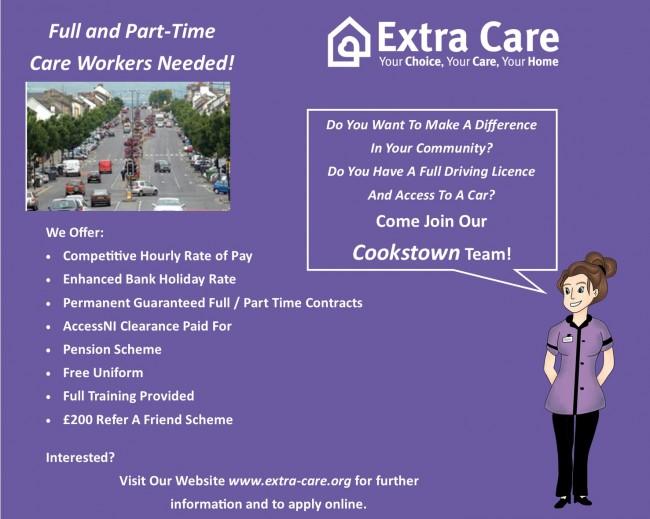 Full & Part Time Care Workers Needed